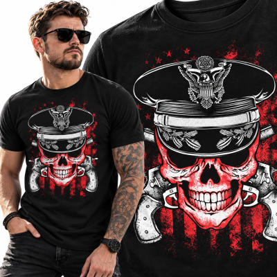 KOSZULKA HORROR  COP AND GUNS